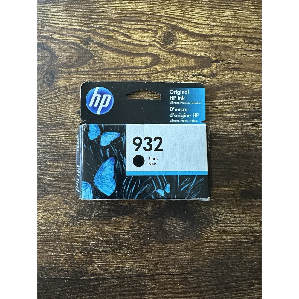 GENUINE HP 932 New sealed Original Black Ink Cartridge OEM Officejet 6100 6600